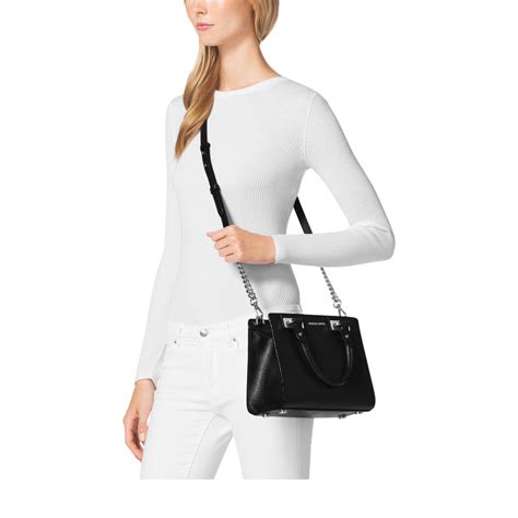 michael kors quinn bag|Quinn Small Patent Saffiano Leather Satchel .